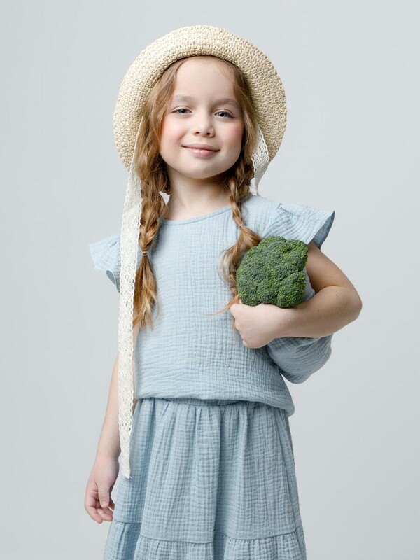 фуфайка-топ для дев